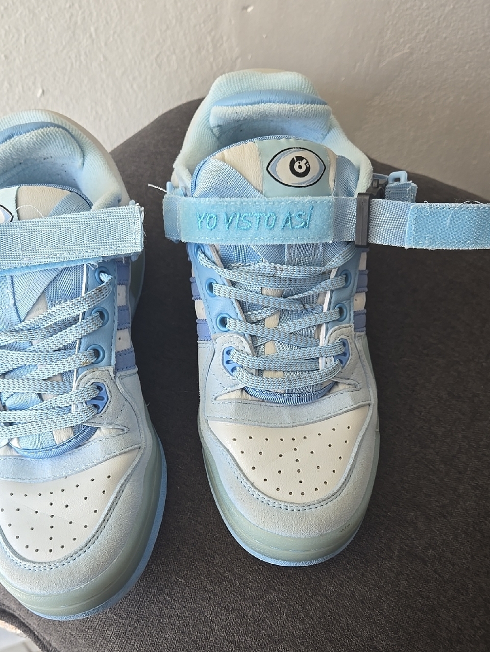 Adidas Bad Bunny X Forum Buckle Low Size 6.5. I cannot determine its authenticit - Picture 3 of 8